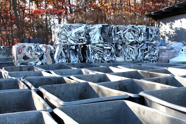 Compacted Scrap Metal