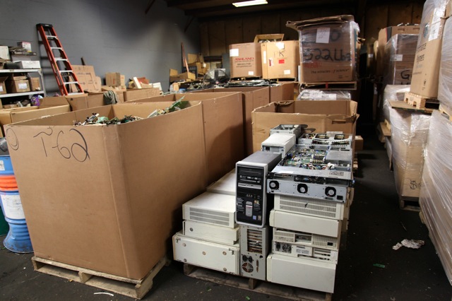 Recycling computers, monitors, servers and electronics